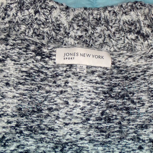 Jones New York Womens Medium Variegated Cardigan - Picture 13 of 16